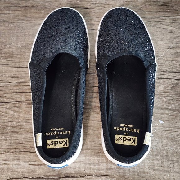 Keds x Kate Spade Double Decker Mule Women's Shoes Size 7 Black - Picture 7 of 8